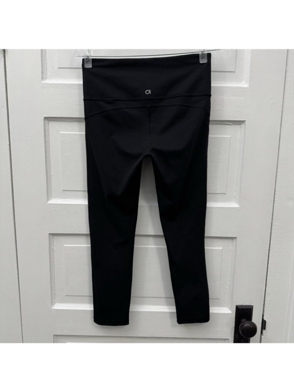 GapFit Blackout Technology Leggings Women S Black High Rise Crop Yoga - Picture 5 of 11